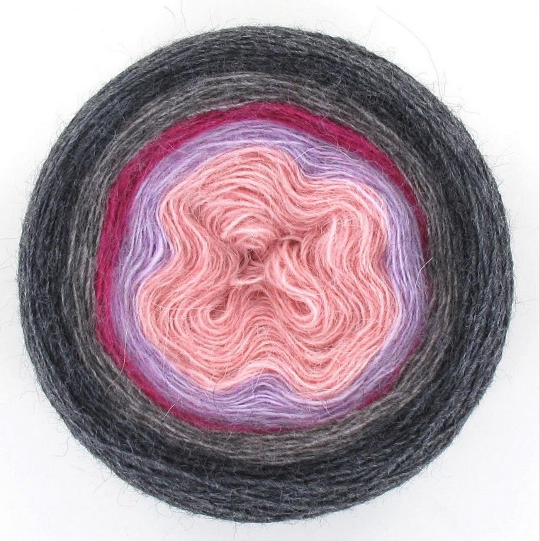 Alpaka Wolle Cake handmade 100g Farbe 4
