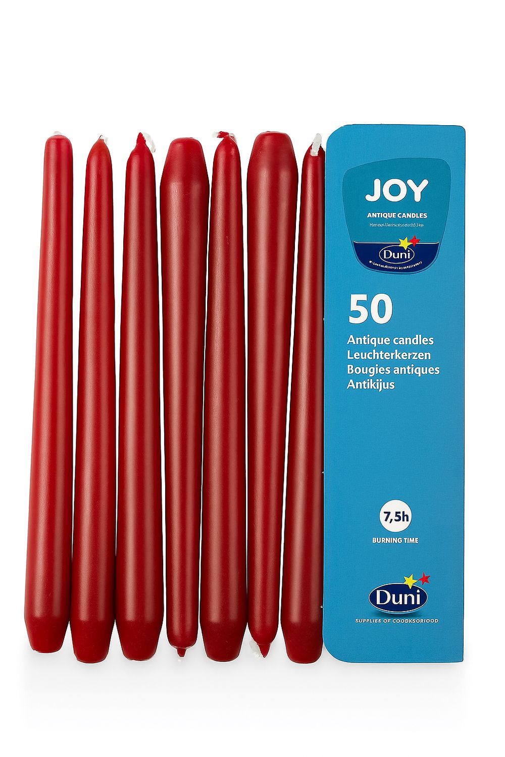 Duni Spitzkerzen Leuchterkerzen plum 50 Stück