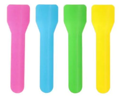 Eislöffel aus Papier 9,5 cm farbig sortiert
