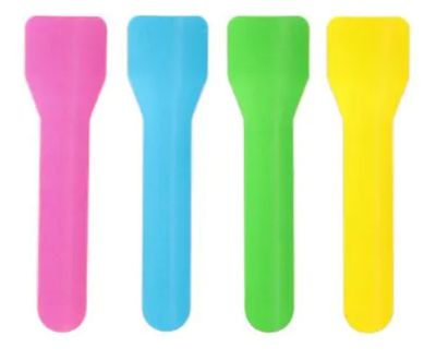 Eislöffel aus Papier 9,5 cm farbig sortiert