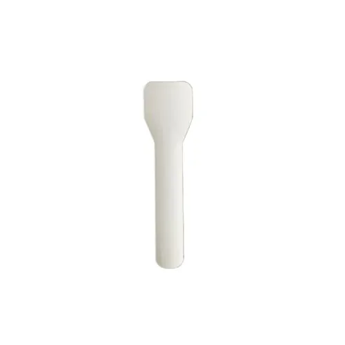 Eislöffel aus Papier &quot;pure&quot; 9,5 cm weiss