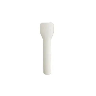 Eislöffel aus Papier &quot;pure&quot; 9,5 cm weiss