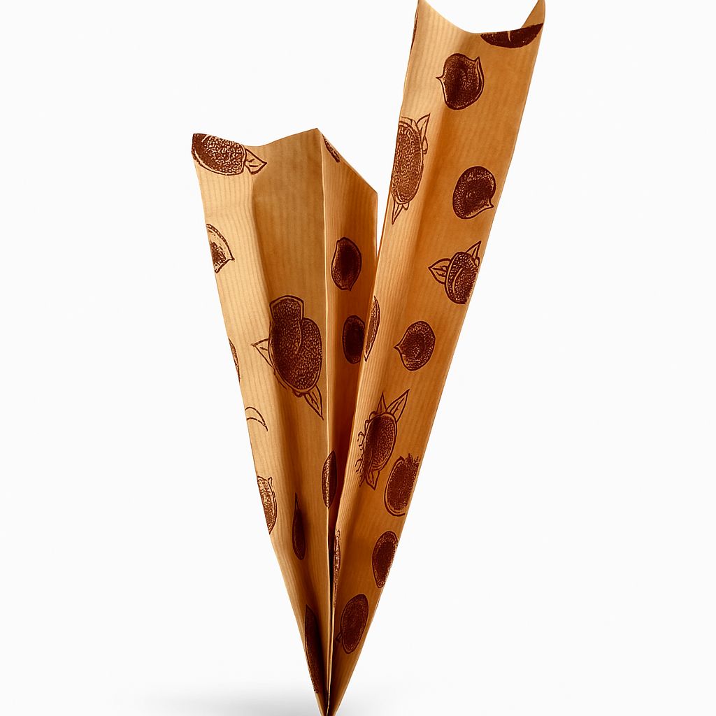 🌰 Maroni-Tüten mit Doppelfach aus Papier praktisch und umweltfreundlich 🌿