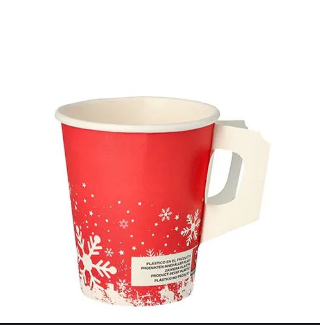 Pappbecher „To Go“ 0,2 l Ø 8 cm – Snowtime (FSC®)