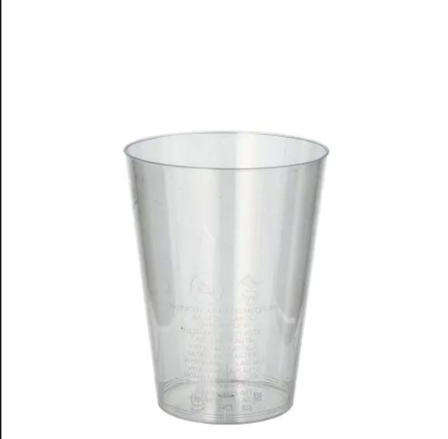 Plastikbecher (PS) 0,2 l Ø 7,5 cm · 9,7 cm glasklar