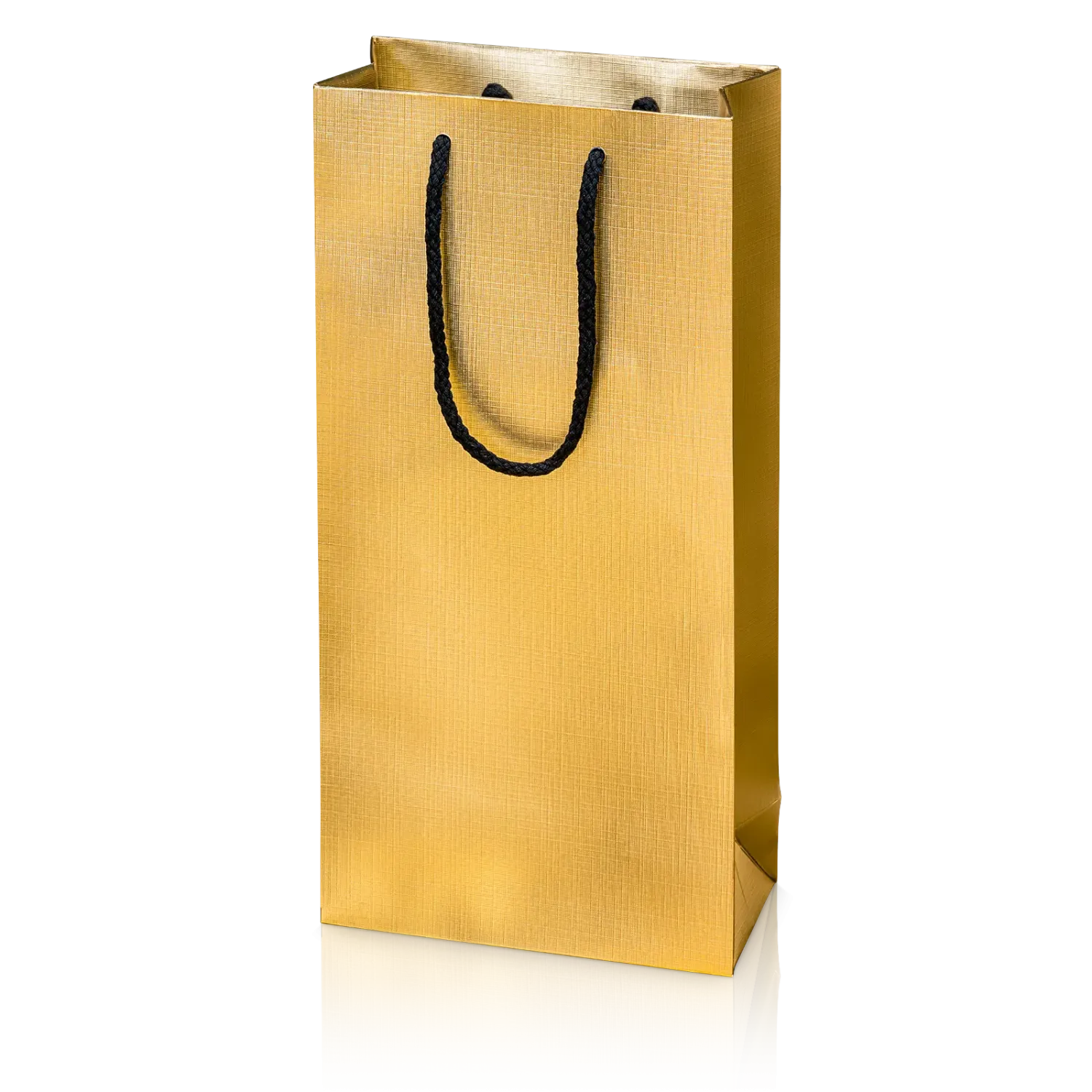 Tragetasche „Satina Gold“ für 2 Flaschen