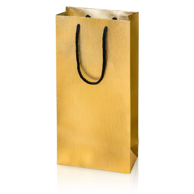 Tragetasche „Satina Gold“ für 2 Flaschen