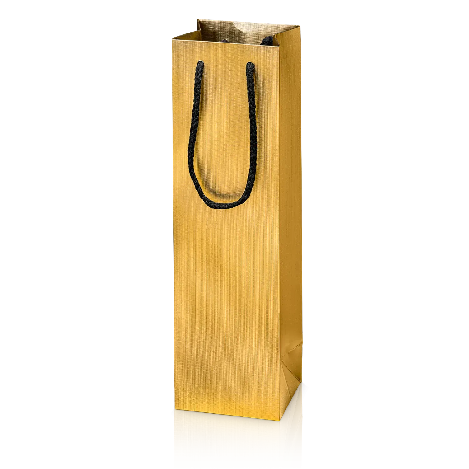 Tragetasche „Satina Gold“ für 1 Flasche
