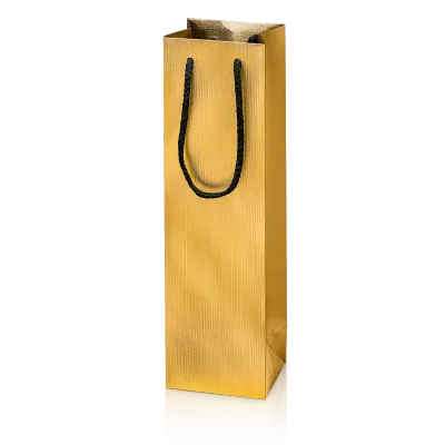 Tragetasche „Satina Gold“ für 1 Flasche