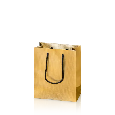 Tragetasche „Satina Gold“ -S-