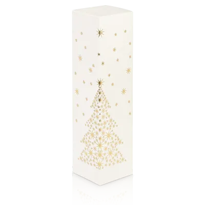 Faltschachtel „Seta Bianco Sternenbaum“ – 1er