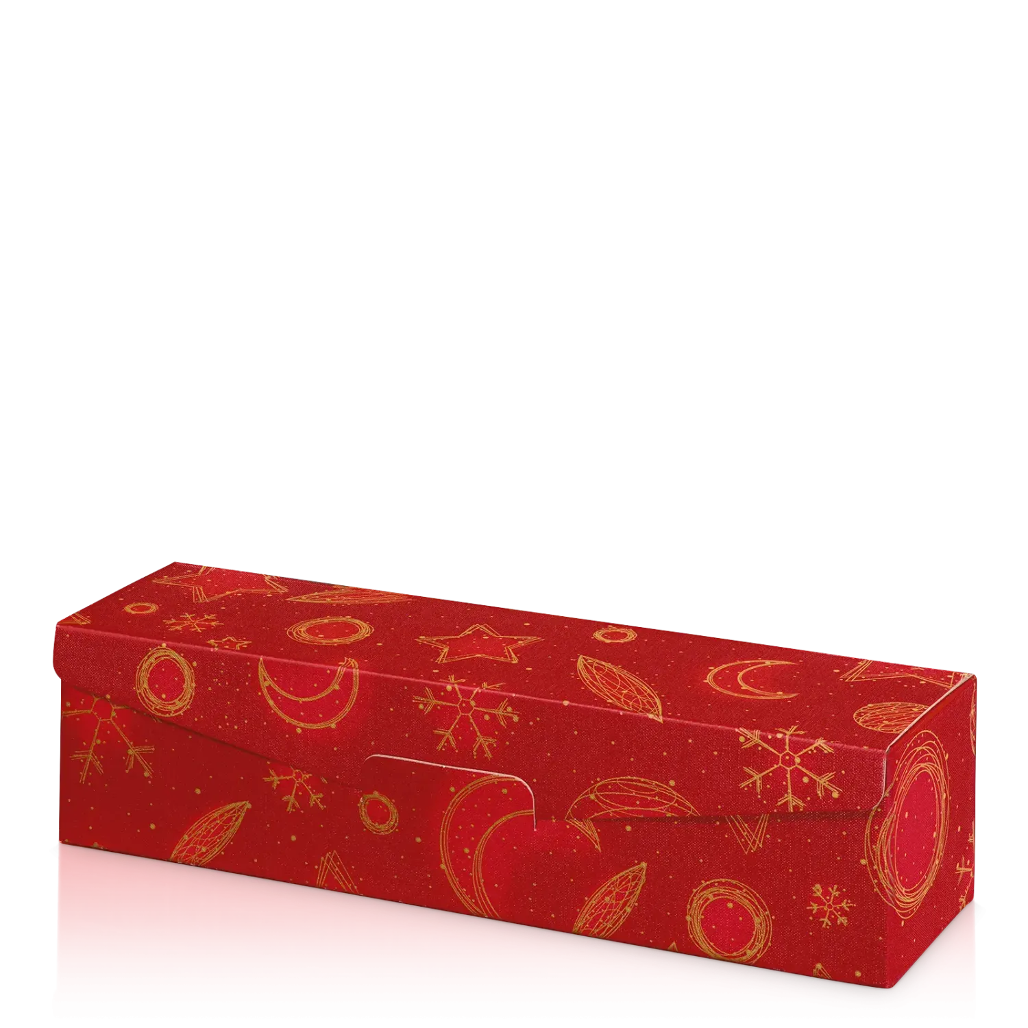 Präsentkarton Christmas Rot 1er