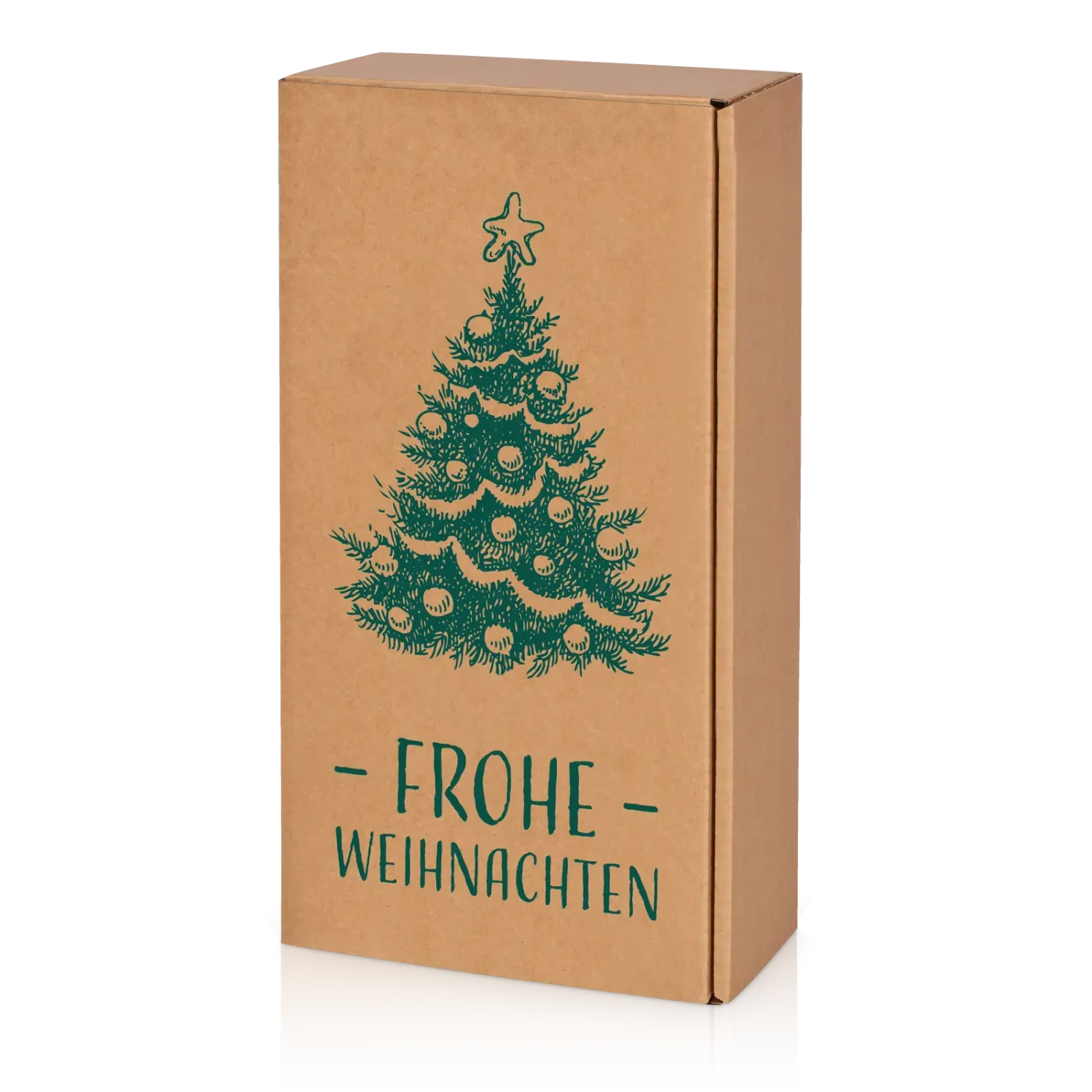 Präsentkarton Natura Frohe Weihnachten 2er