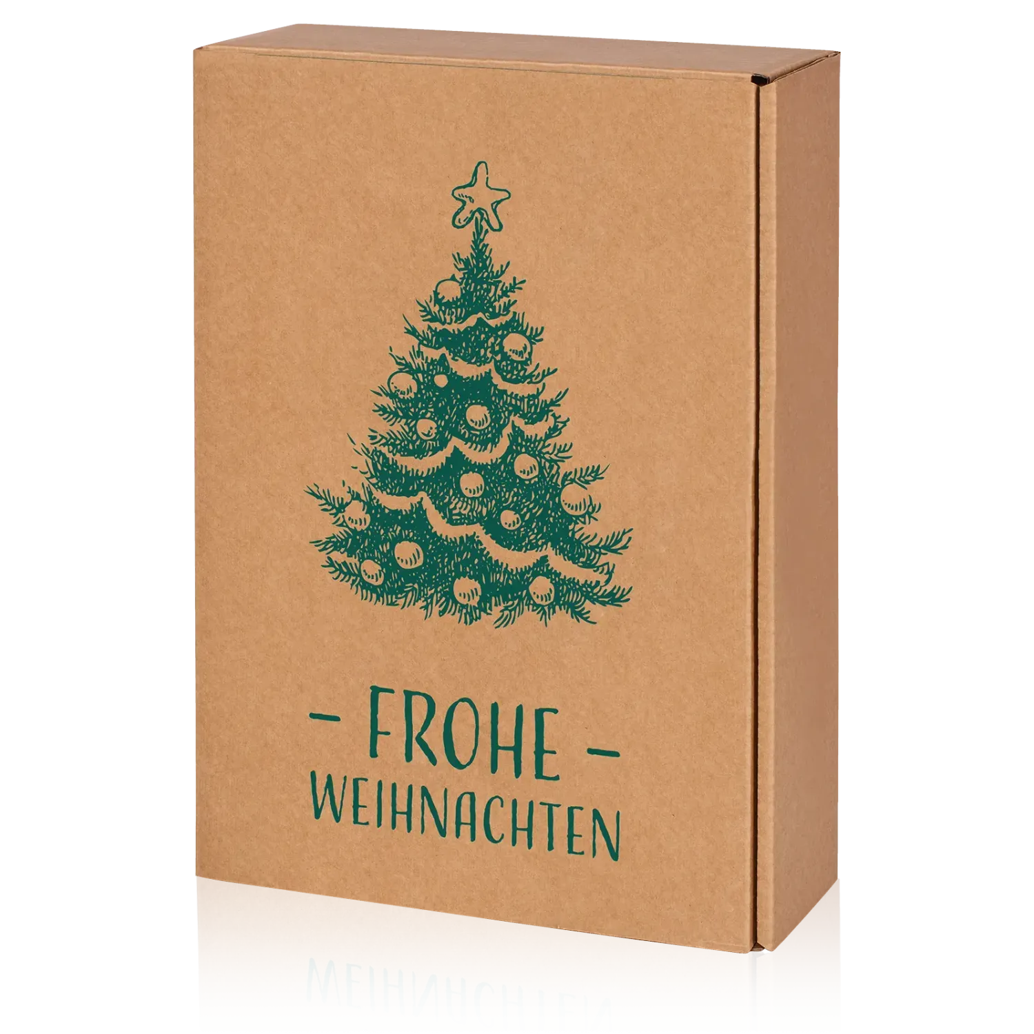 Präsentkarton Natura Frohe Weihnachten 3er