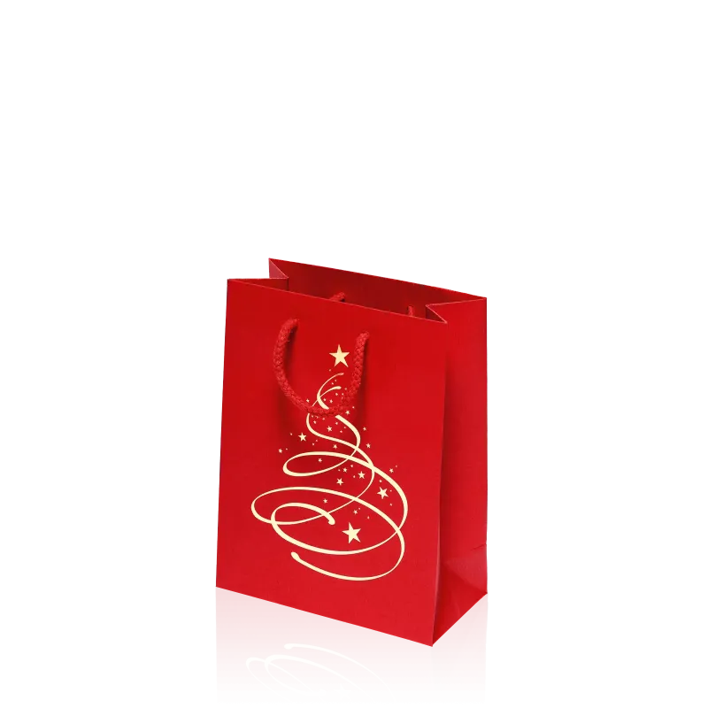 Tragetasche Linea Christbaum Rot -S-