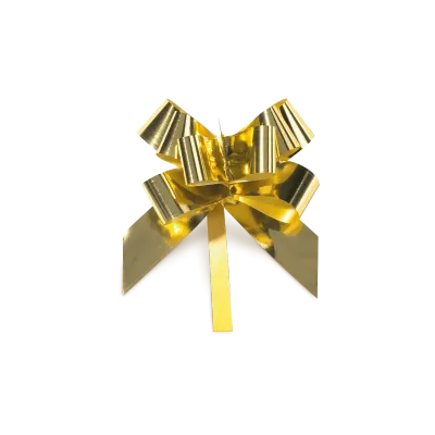 Ziehschleife Gold Metallic