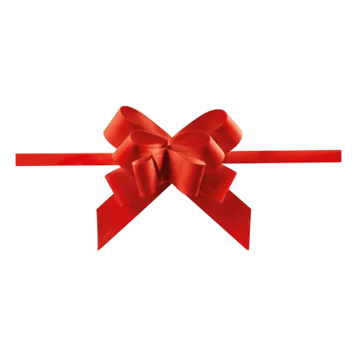 Ziehschleife Rot Paper