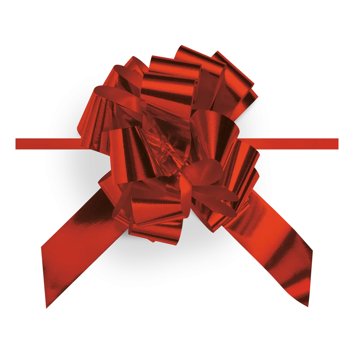 Ziehschleife Granfiocco Rot Metallic