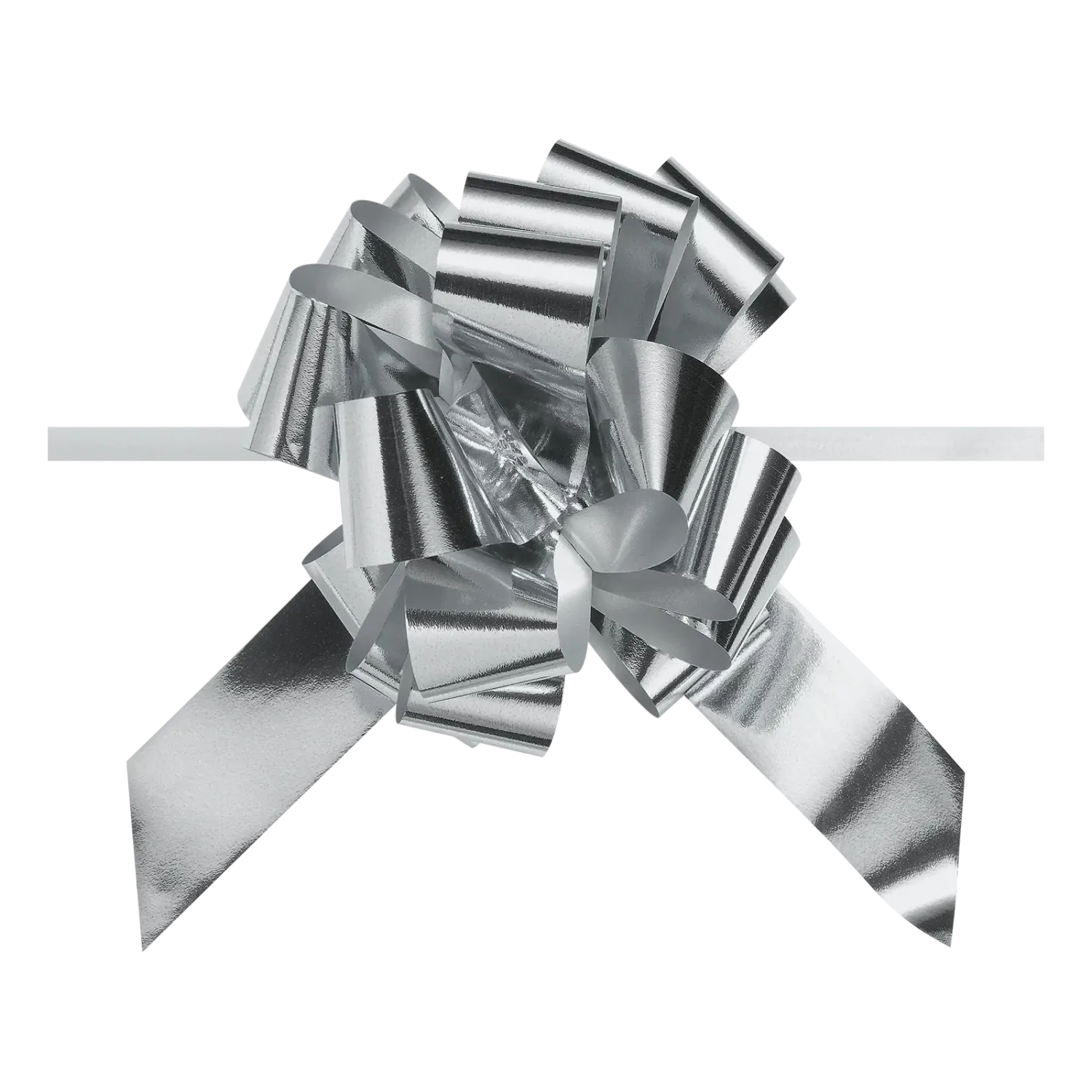 Ziehschleife Granfiocco Silber-Metallic