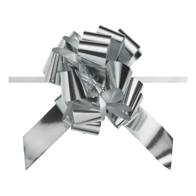 Ziehschleife Granfiocco Silber-Metallic