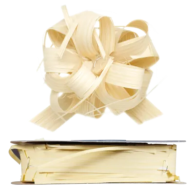 Ziehschleifenband Country Bows Creme