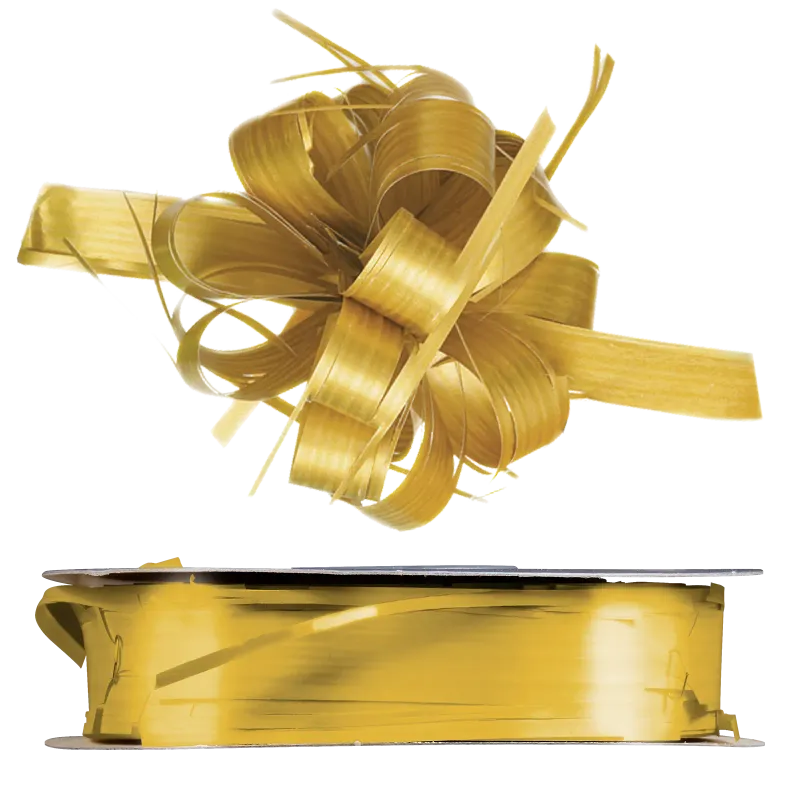 Ziehschleifenband Country Bows Gold
