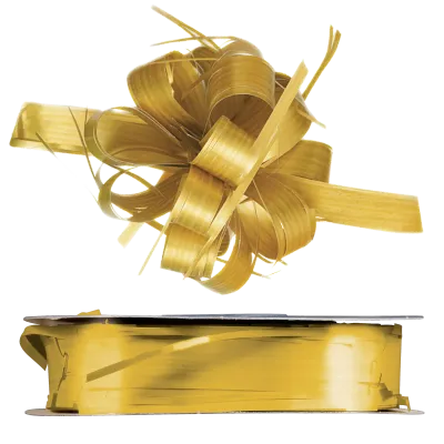 Ziehschleifenband Country Bows Gold Ziehschleifenband Country Bows Gold