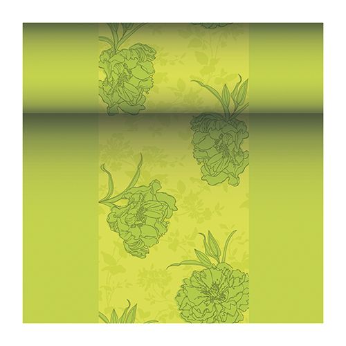 Tischläufer, stoffähnlich, PV-Tissue Mix &quot;ROYAL Collection&quot; 24 m x 40 cm grün &quot;Thalia&quot;