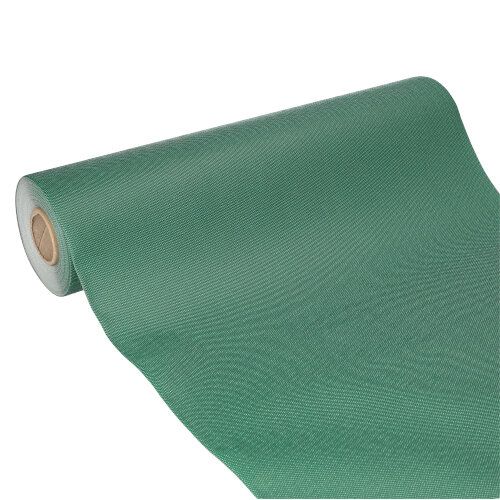 Tischläufer, stoffähnlich, Vlies &quot;soft selection plus&quot; 24 m x 40 cm dunkelgrün