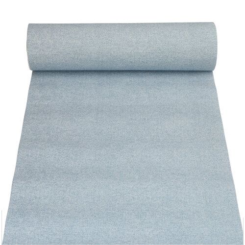 Tischläufer, stoffähnlich, PV-Tissue Mix &quot;ROYAL Collection&quot; 24 m x 40 cm arktikblau &quot;Textile&quot;