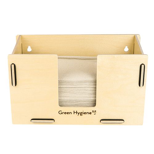&quot;Green Hygiene&quot; Spender für Handtuchpapier &quot;KÜCHENSTUBE&quot; 16,5 cm x 28,5 cm x 15 cm natur