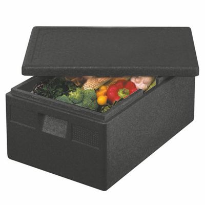 Isolier-Transportbehälter, EPP 68,5 cm x 48,5 cm x 36 cm schwarz &quot;Euro-Norm&quot;