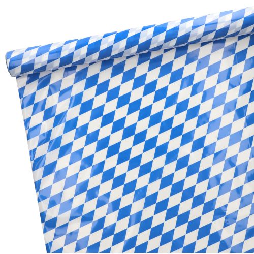 Tischdecke, Folie 20 m x 1 m &quot;Bayrisch Blau&quot;