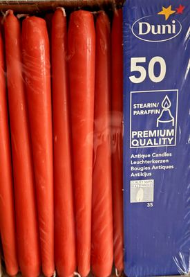 Duni Spitzkerzen Leuchterkerzen terracotta 50 Stück