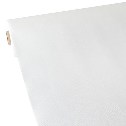 Tischdecke, stoffähnlich, Vlies &quot;soft selection&quot; 40 m x 1,18 m weiss