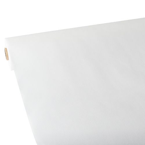 Tischdecke, stoffähnlich, Vlies &quot;soft selection&quot; 25 m x 1,18 m weiss