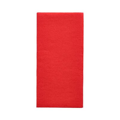 Servietten "DAILY Collection" 1/8-Falz 32×32 cm Rot – Karton (900 St.)