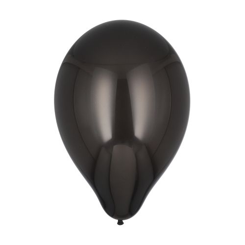 100 Luftballons Ø 25 cm schwarz – Karton (500 St.)