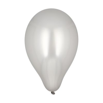 Luftballons Ø 25 cm silber – Karton (120 St.) Luftballons Ø 25 cm silber – Karton (120 St.)