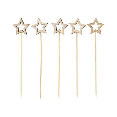 100 Fingerfood - Picker 14 cm &quot;Star&quot; – Karton (800 St.)