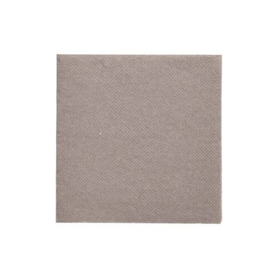 150 Servietten "DAILY Collection" 1/4-Falz 24 cm x 24 cm grau – Karton (900 St.)