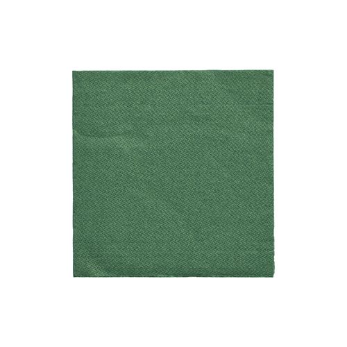 20 Servietten &quot;DAILY Collection&quot; 1/4-Falz 24 cm x 24 cm dunkelgrün – Karton (400 St.)
