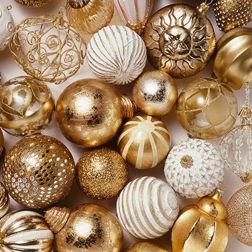 20 Servietten, 3-lagig 1/4-Falz 33 cm x 33 cm &quot;Golden X-Mas&quot; – Karton (300 St.)