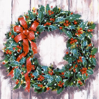 20 Servietten, 3-lagig 1/4-Falz 33 cm x 33 cm "Classic Wreath" – Karton (160 St.) 20 Servietten, 3-lagig 1/4-Falz 33 cm x 33 cm "Classic Wreath" – Karton (160 St.)