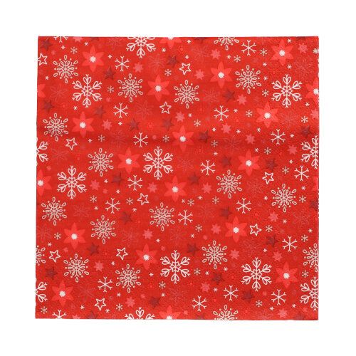 20 Servietten, 3-lagig 1/4-Falz 33 cm x 33 cm &quot;Scintillants&quot; – Karton (300 St.)