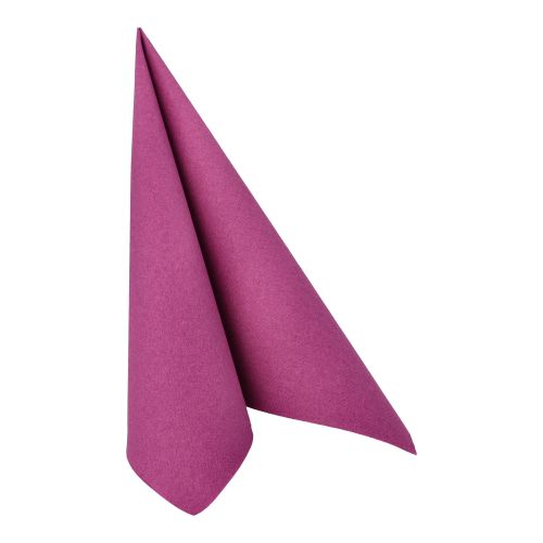 50 Servietten &quot;ROYAL Collection&quot; 1/4-Falz 40 cm x 40 cm lila – Karton (250 St.)