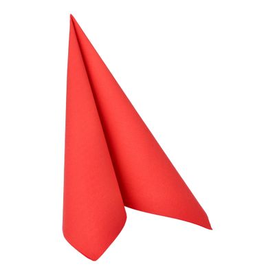 50 Servietten &quot;ROYAL Collection&quot; 1/4-Falz 40 cm x 40 cm rot – Karton (250 St.)