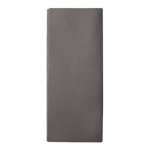 100 Servietten, stoffähnlich, Airlaid 1/8-Falz 40 cm x 48 cm anthrazit &quot;Premium&quot; – Karton (400 St.)