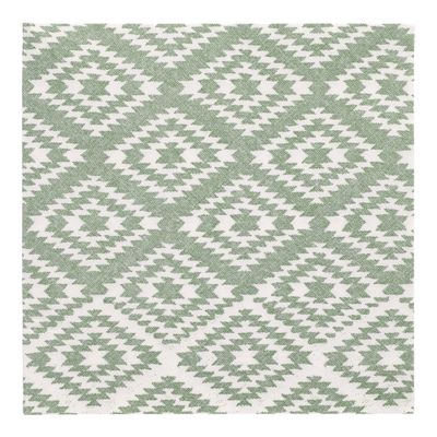 20 Servietten &quot;ROYAL Collection&quot; 1/4-Falz 40 cm x 40 cm dunkelgrün &quot;Ethnic Look&quot; – Karton (160 St.)