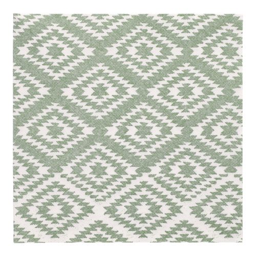 20 Servietten &quot;ROYAL Collection&quot; 1/4-Falz 40 cm x 40 cm dunkelgrün &quot;Ethnic Look&quot; – Karton (160 St.)